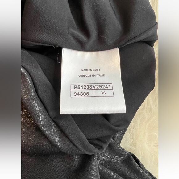 CHANEL 16A Black CC Logo ONE SHOULDER  Swimsuit FR36 US4 NEW w/tags - Picture 8 of 11